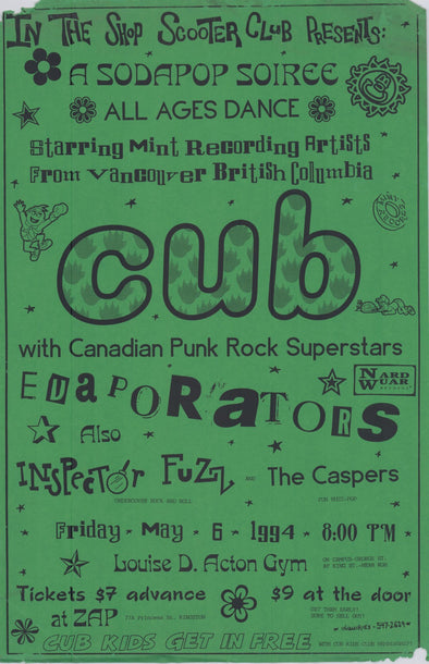 Cub and the Evaporators with Inspector Fuzz and the Caspers