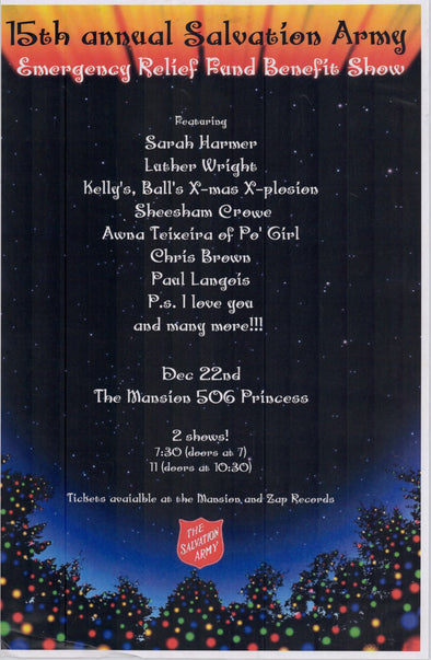15th Annual Salvation Army Benefit Show
