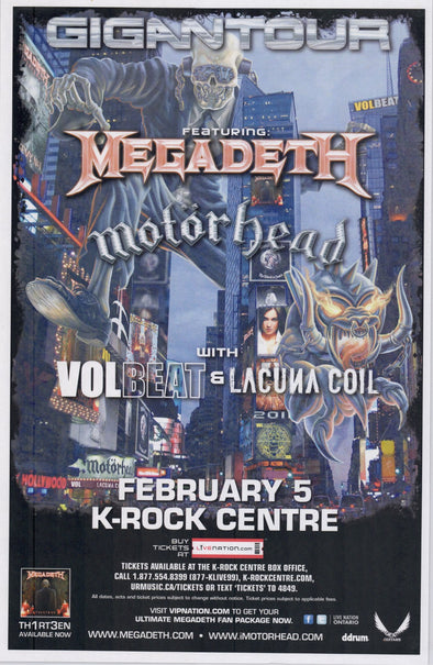Megadeth and Motorhead