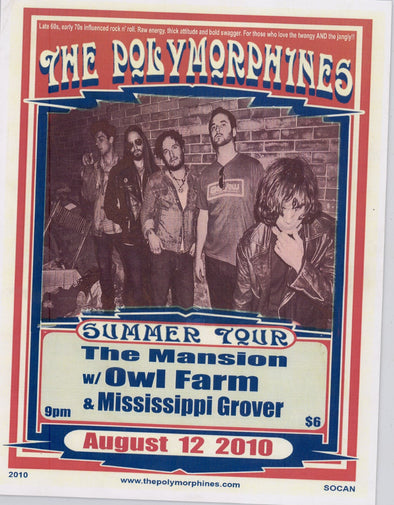 The Polymorphines with Owl Farm and Mississippi Grover