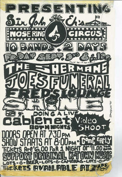 Sir John A's Nose Ring Circus 1993